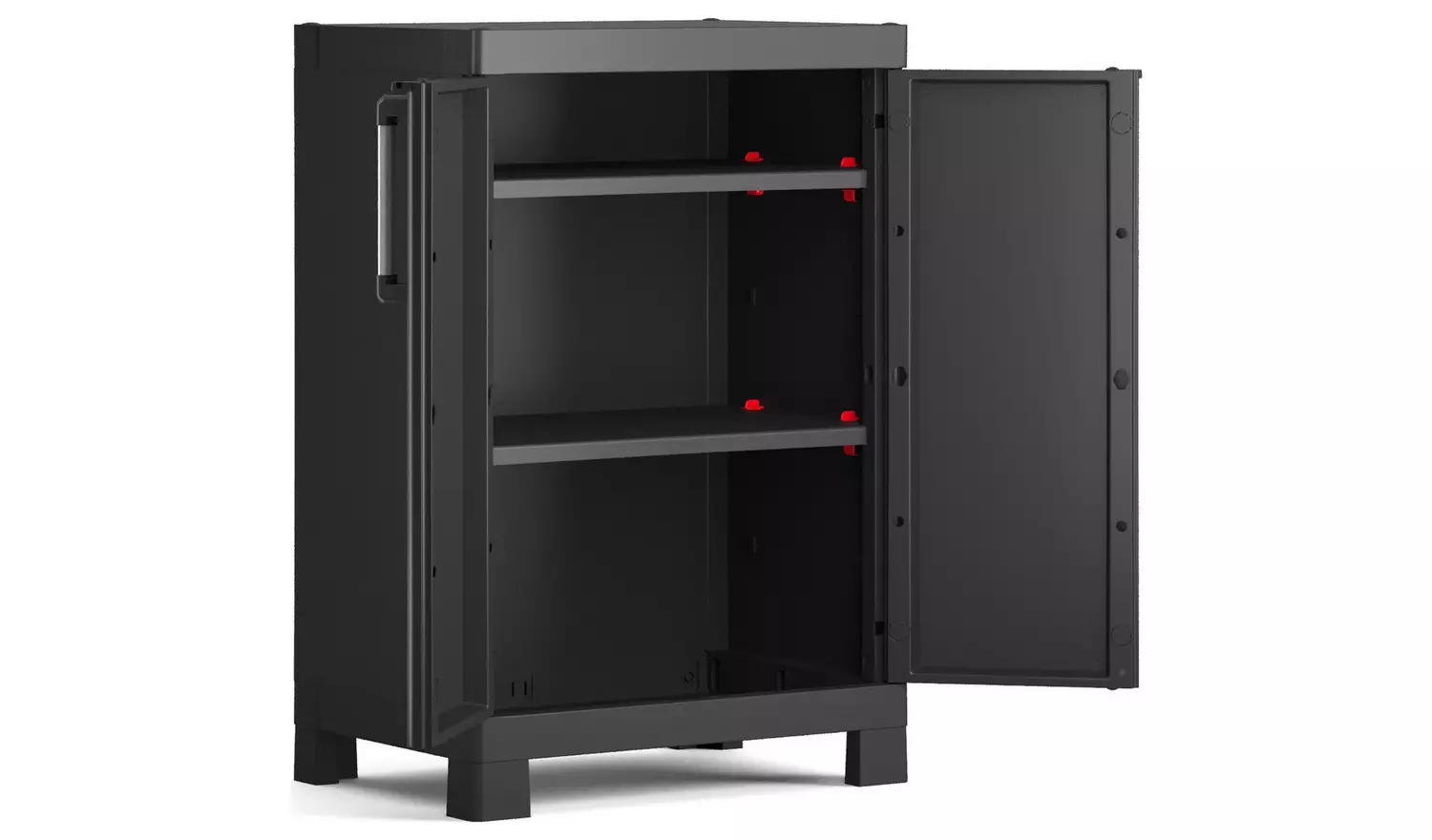 Keter Detroit Base Indoor Garage Storage Cabinet - Black
