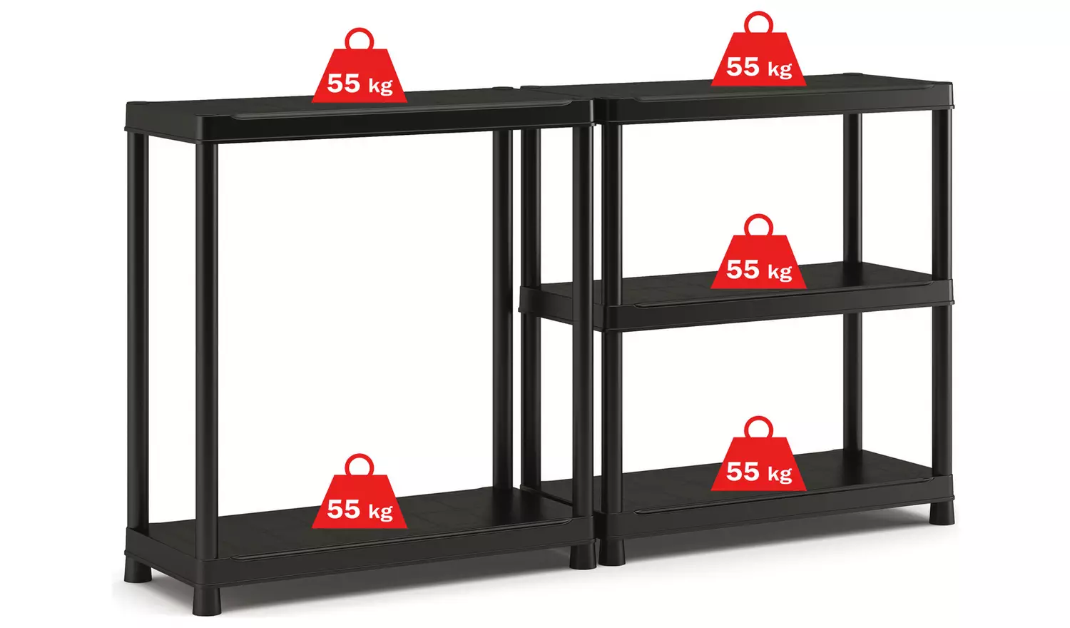 Keter Plus 5-Tier Shelving Unit