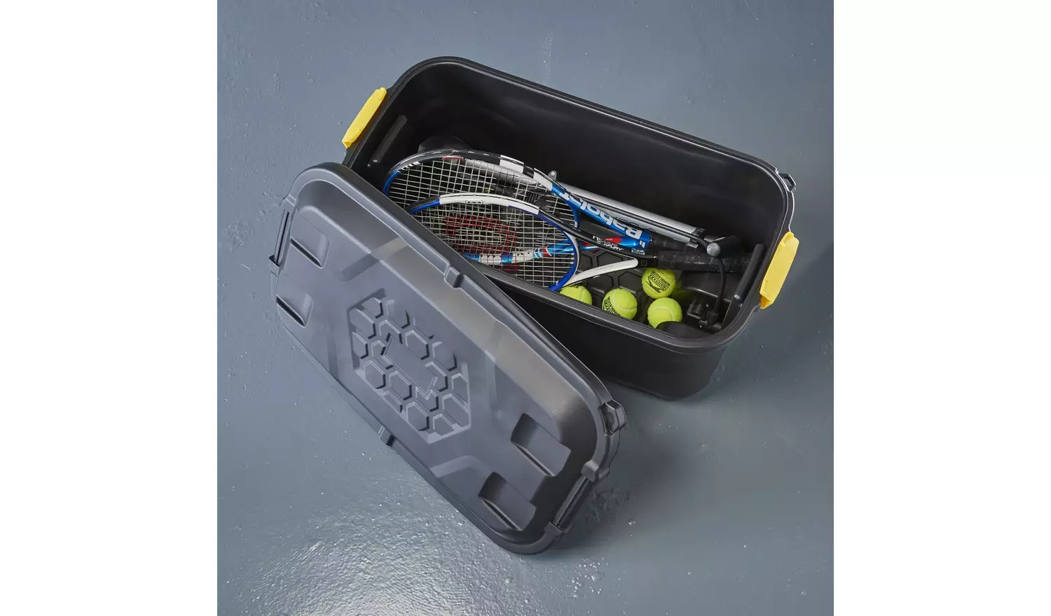 Strata 75L Heavy Duty Storage Trunk - Black