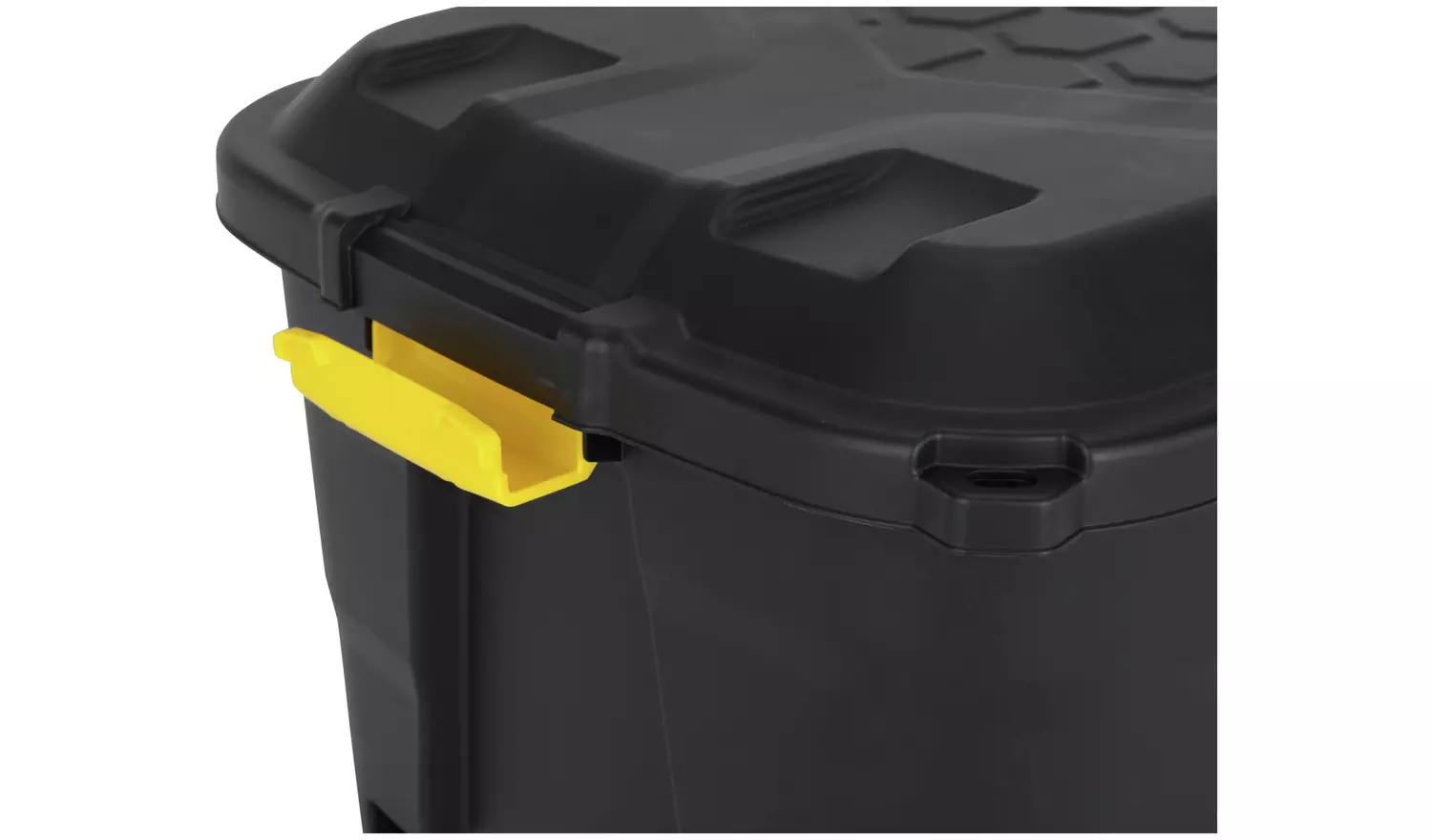 Strata 145L Heavy Duty Storage Trunk on Wheels - Black