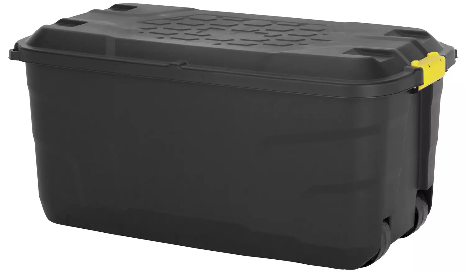 Strata 145L Heavy Duty Storage Trunk on Wheels - Black