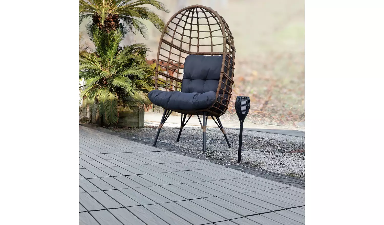 Workpro Decking Tiles4 Pieces - Grey