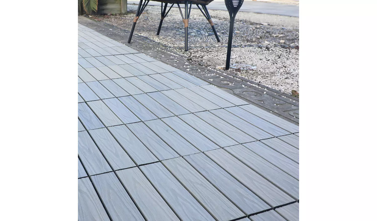 Workpro Decking Tiles4 Pieces - Grey