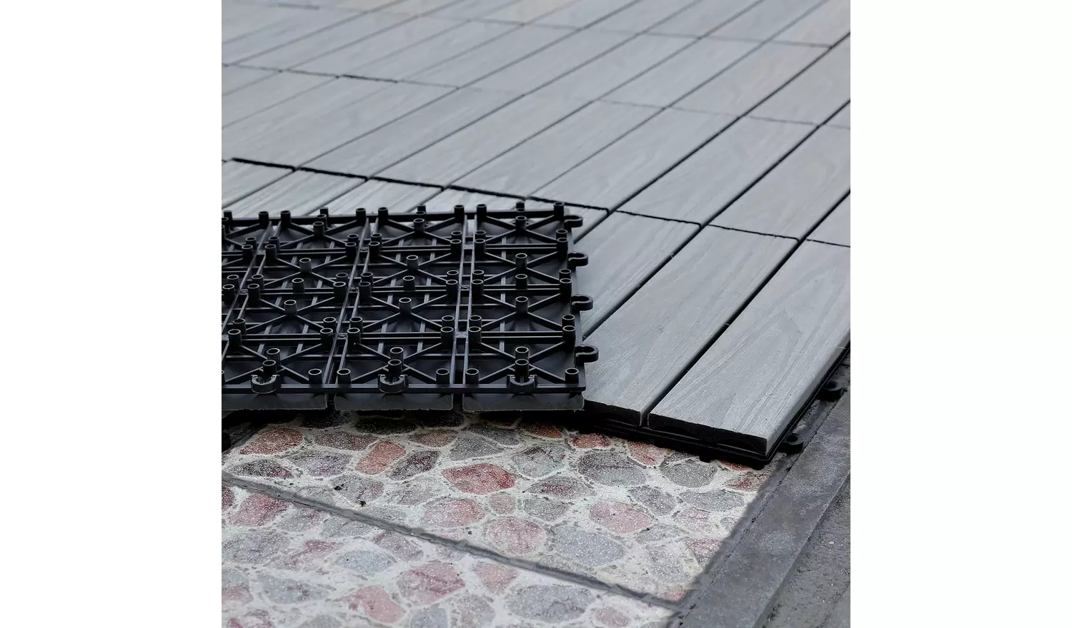 Workpro Decking Tiles4 Pieces - Grey