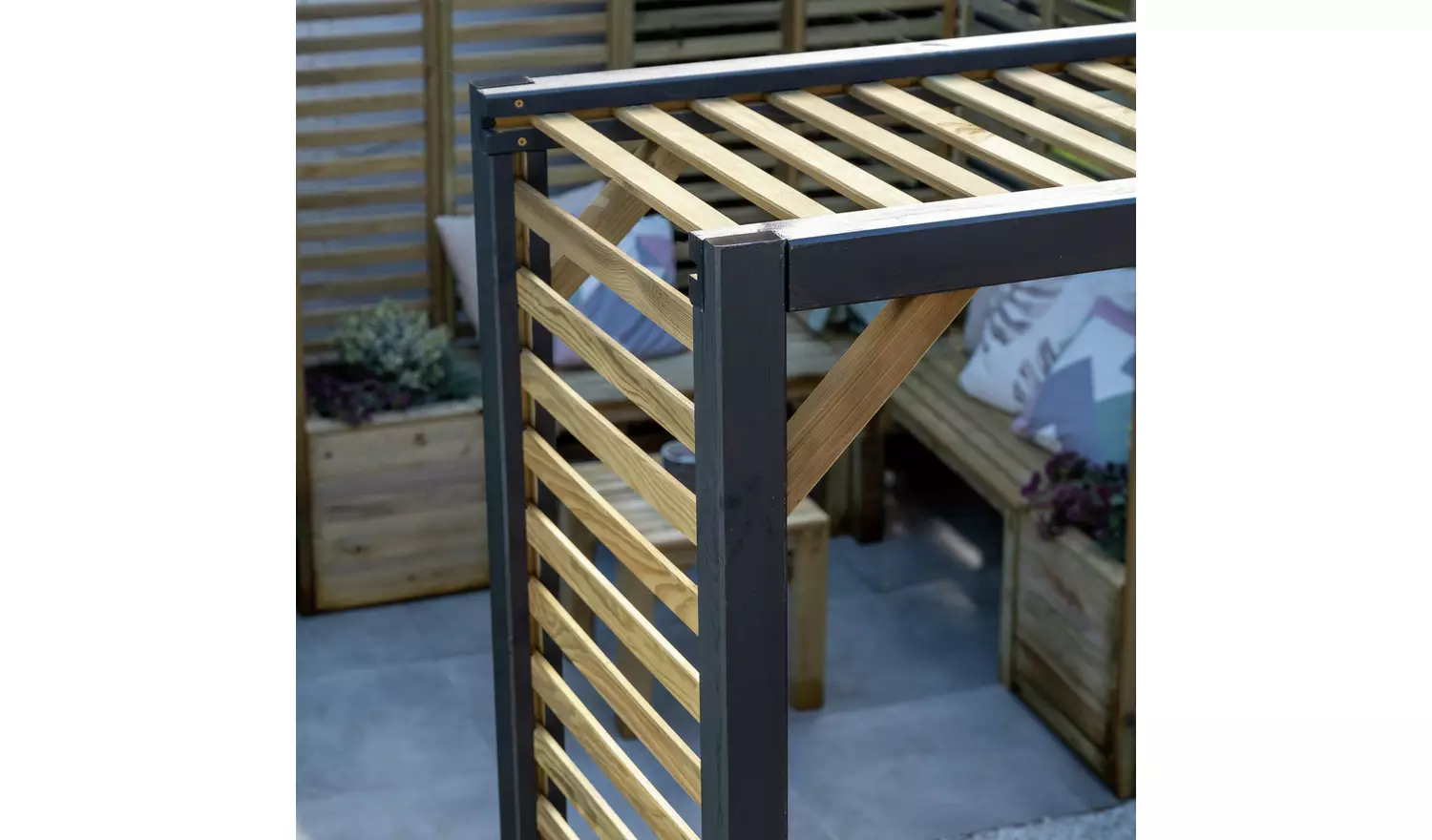 Forest Garden Slatted Arch