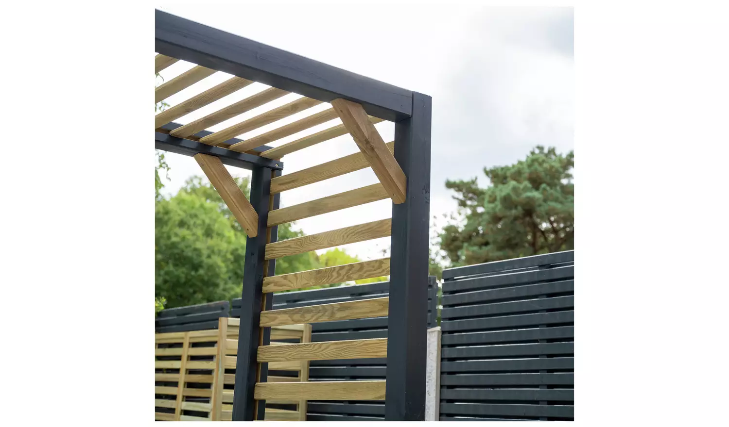 Forest Garden Slatted Arch