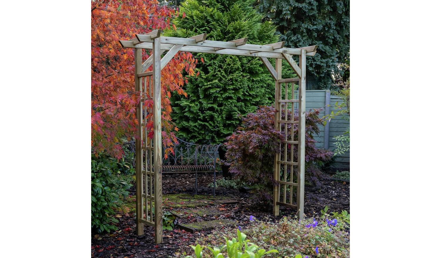 Forest Garden Classic Flat Top Pergola Arch