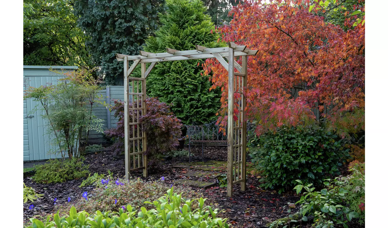Forest Garden Classic Flat Top Pergola Arch