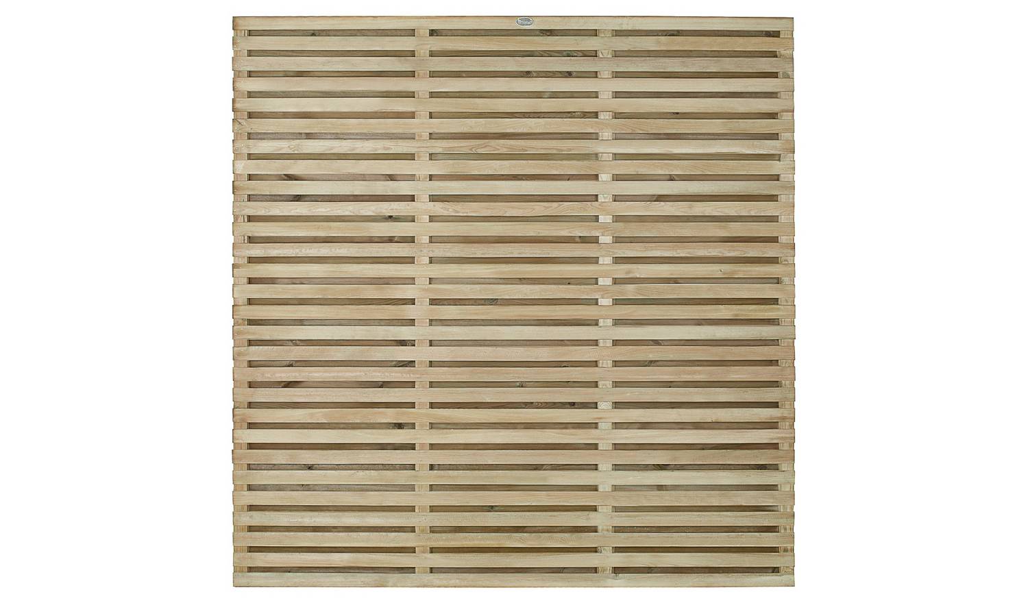 Forest Garden 6x6 Double Slatted Panel x4