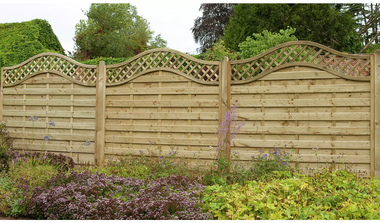 Forest Garden 6x6 Decorative Prague Panel x3