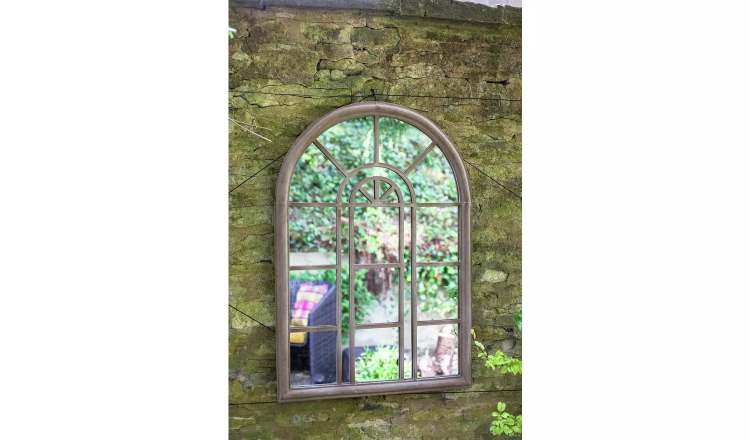 Aston & Wold Rounded Arch Garden Mirror