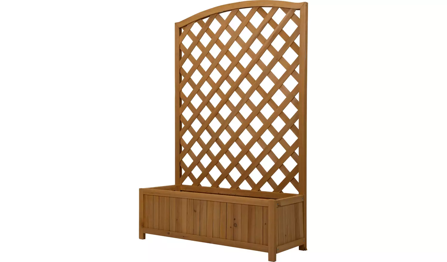 Lattice Wooden Garden Planter - Large