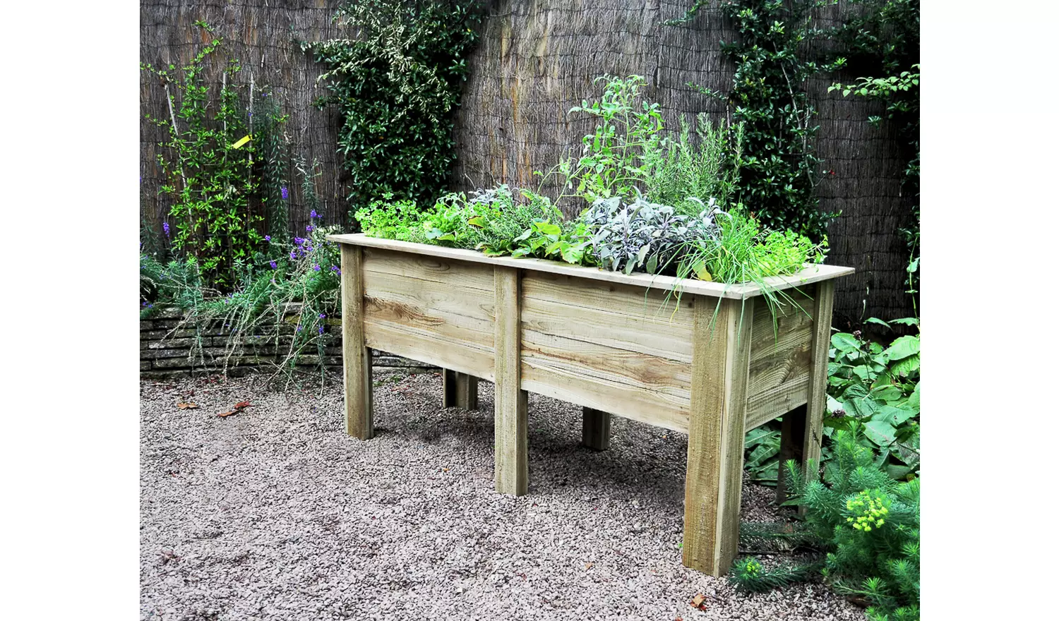 Forest 1.8m Deep Root Wooden Planter