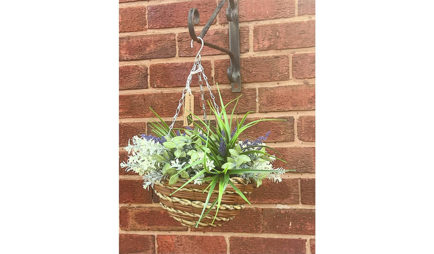 Garden XP Faux Flower with Hanging Basket