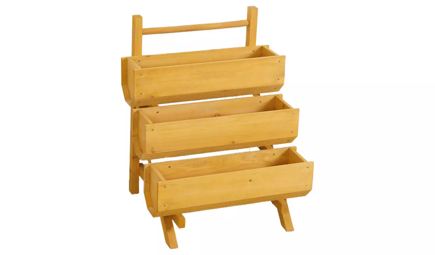 Mcgregor Stepped Timber Garden Planter