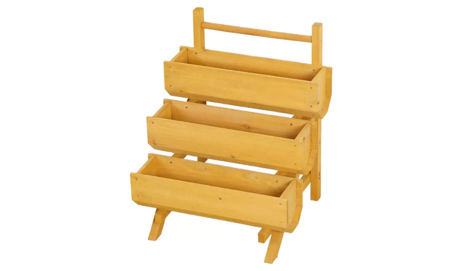 Mcgregor Stepped Timber Garden Planter