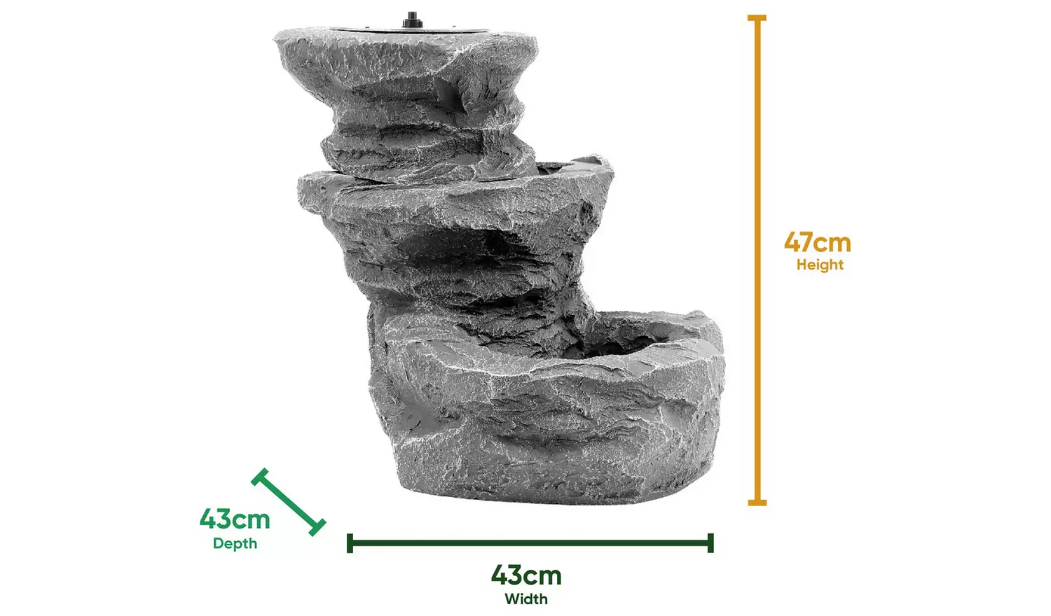 Streetwize Garden Water Feature - Rock Planter