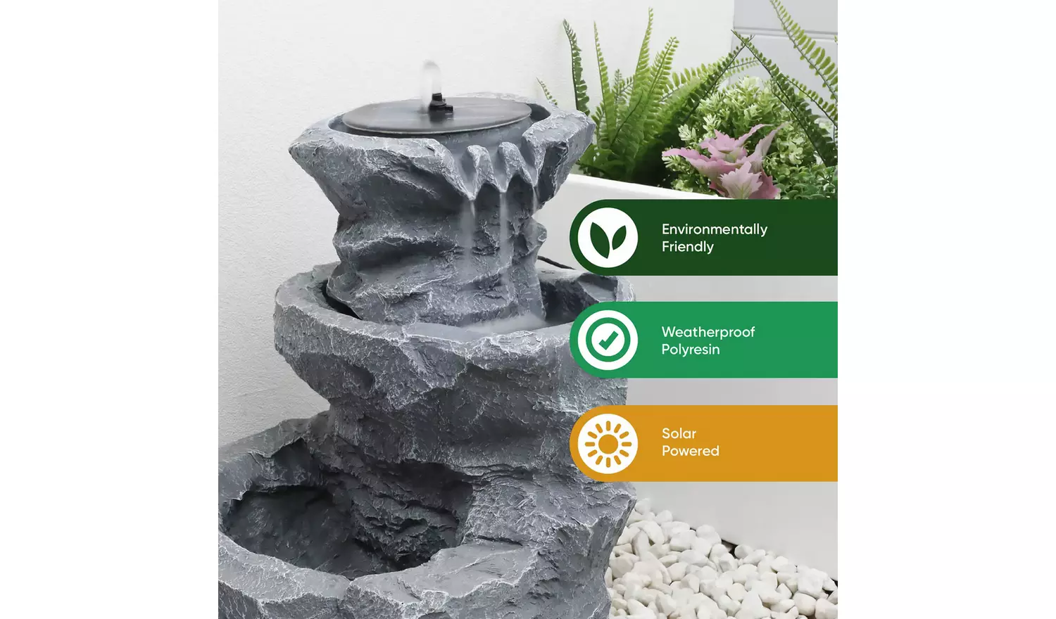 Streetwize Garden Water Feature - Rock Planter