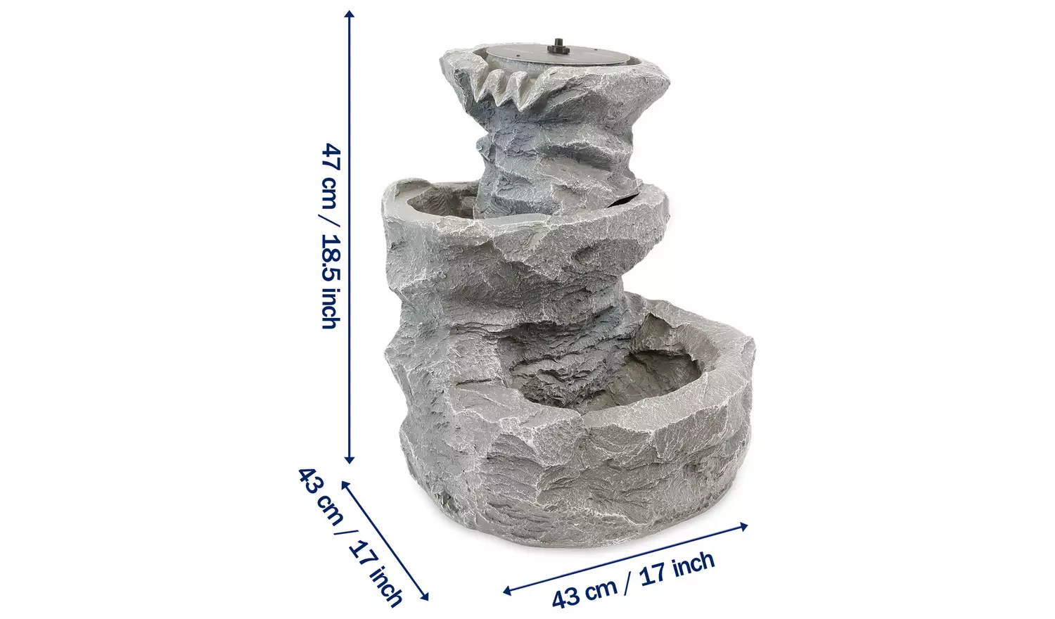 Streetwize Garden Water Feature - Rock Planter