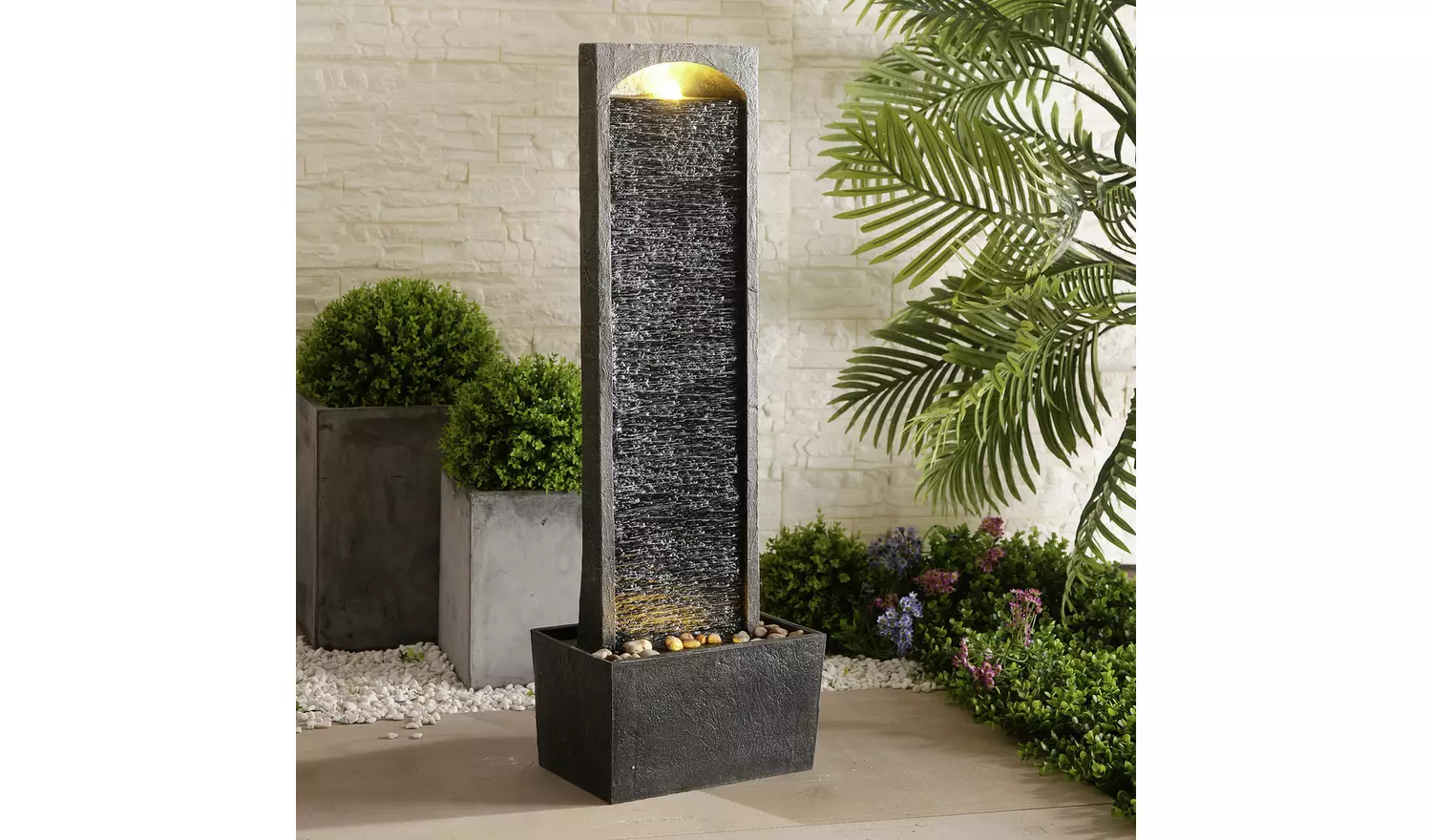 Teamson Home RJ 19041 Water Fountain with LED Light