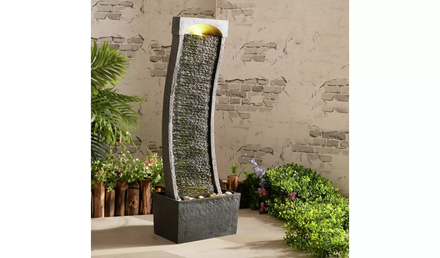 Teamson Home RJ 19048 Water Fountain with LED Light