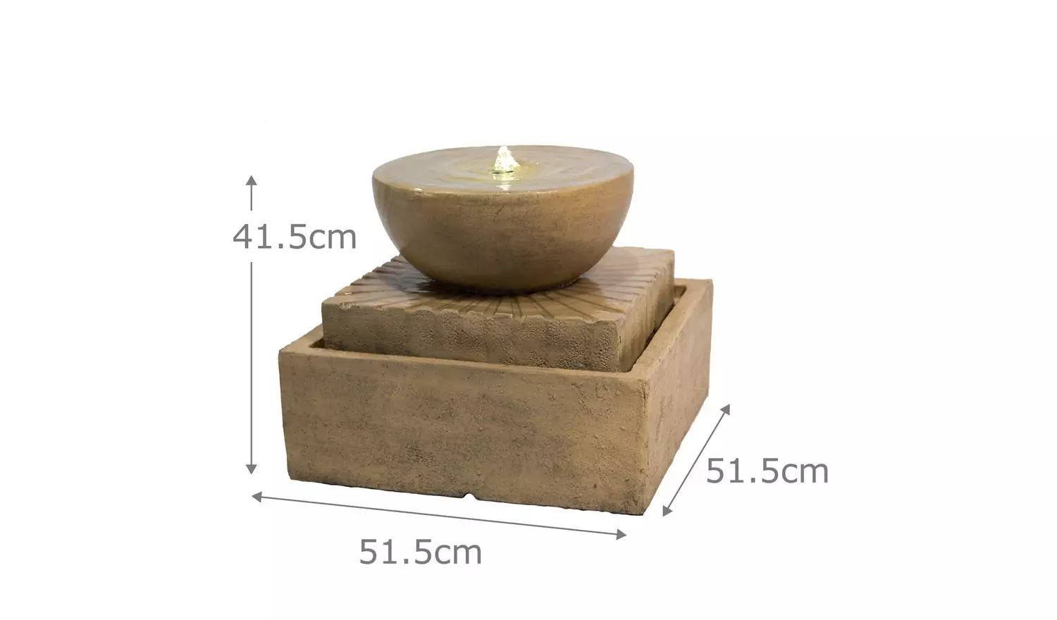 Teamson Home VFD8401 Water Fountain with LED Light