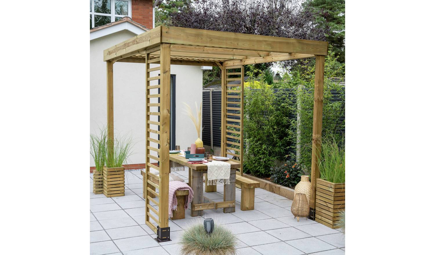 Forest Garden Dining Pergola