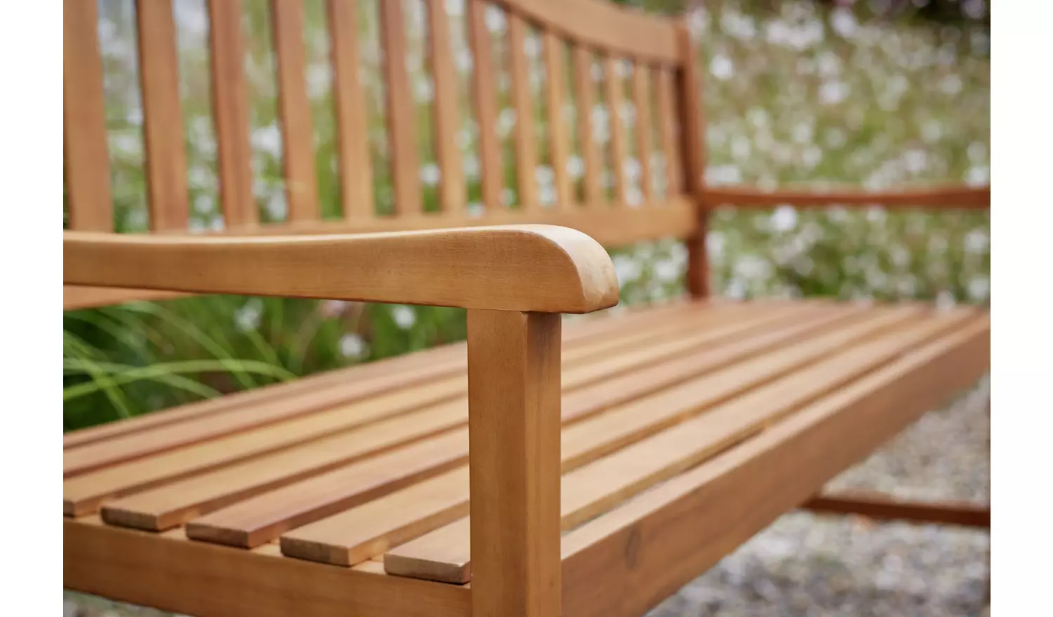 Argos Home Henrietta 3 Seater Wooden Garden Bench