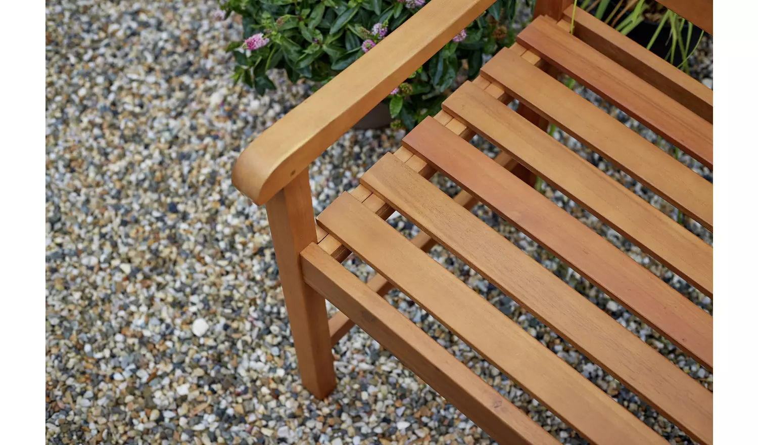 Argos Home Henrietta 3 Seater Wooden Garden Bench