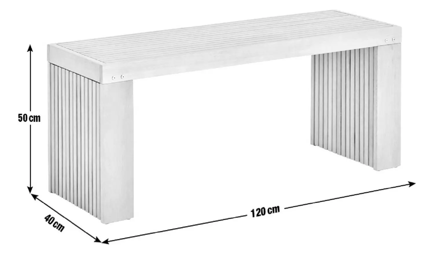 Habitat Samoa Eucalyptus 2 Seater Garden Bench - Natural