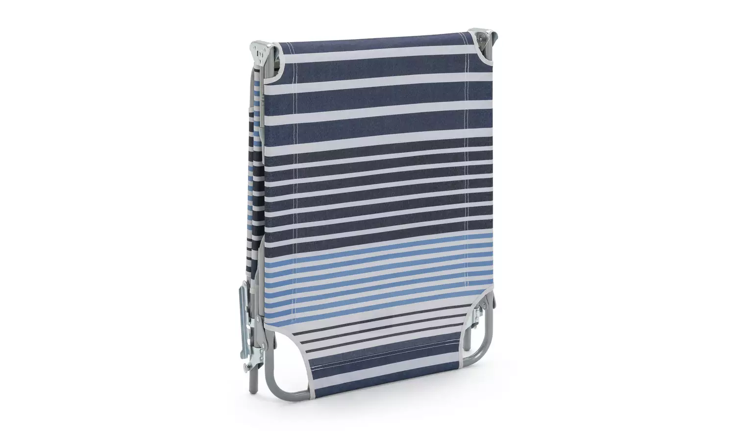Habitat Folding Metal Sun Lounger - Blue