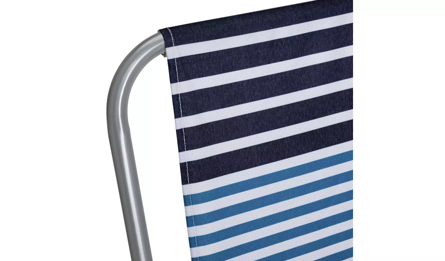 Habitat Folding Metal Garden Chair - Blue