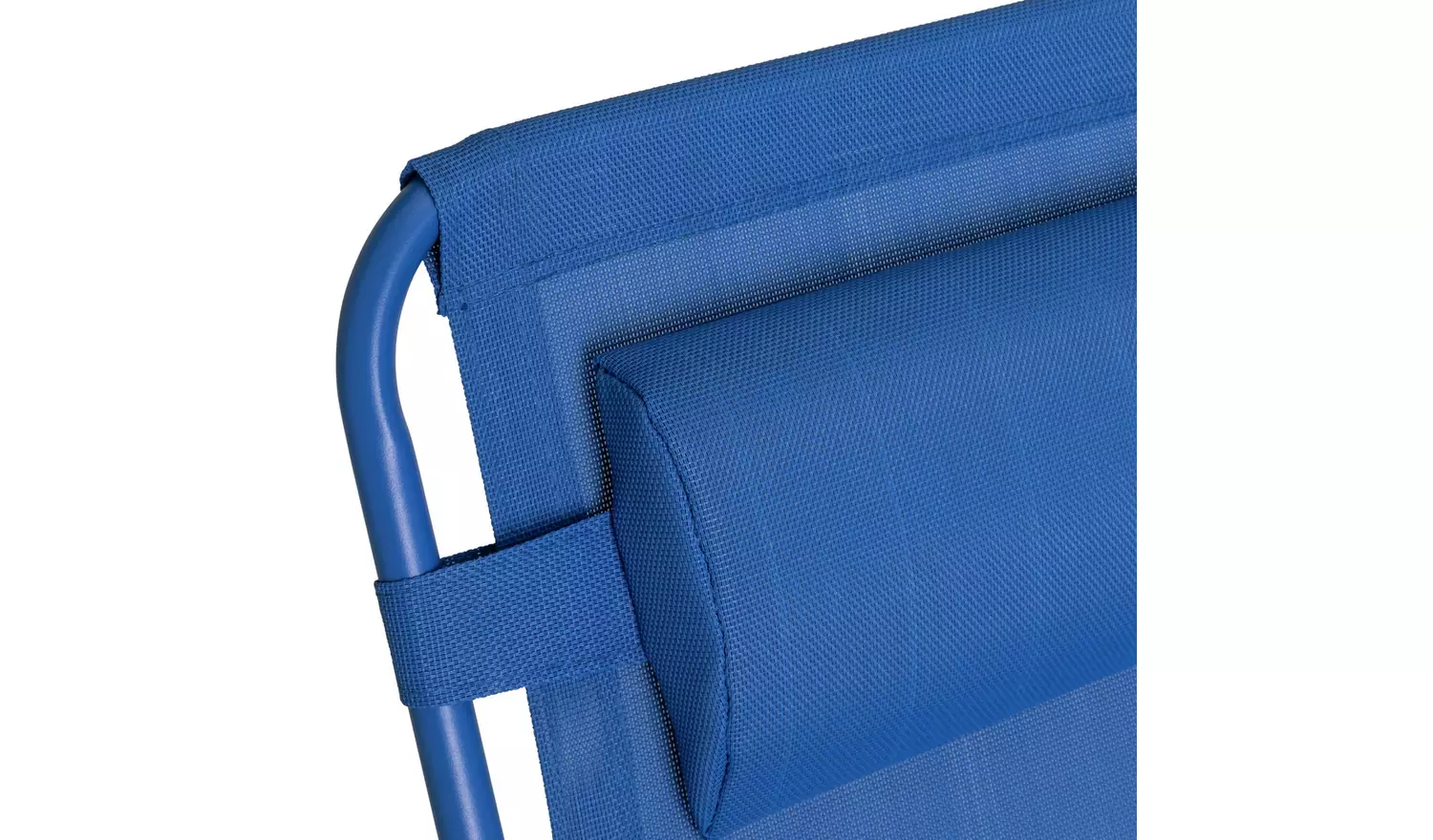 Argos Home Folding Metal Zero Gravity Sun Lounger - Blue