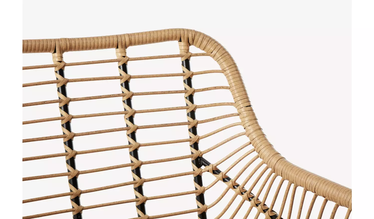 Habitat Ross Rattan Effect Garden Chair - Natural