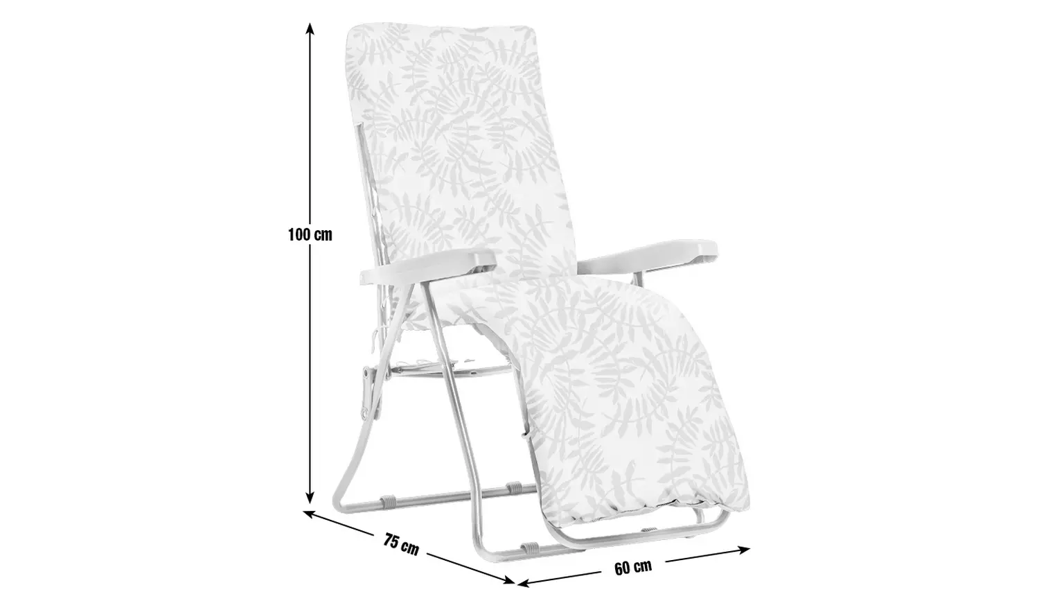 Argos Home Folding Metal Garden Chair - Green