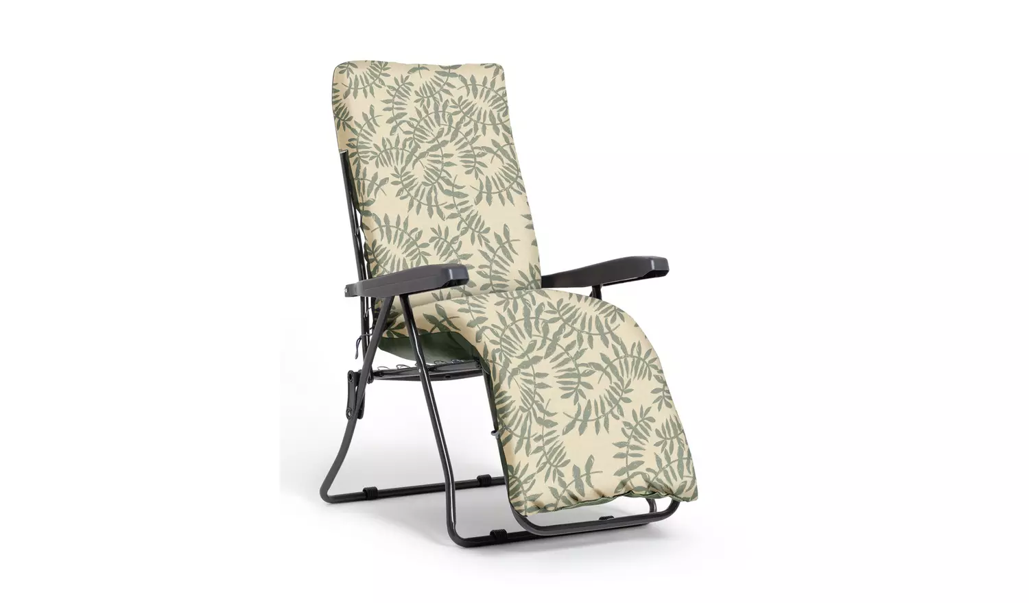 Argos Home Folding Metal Garden Chair - Green
