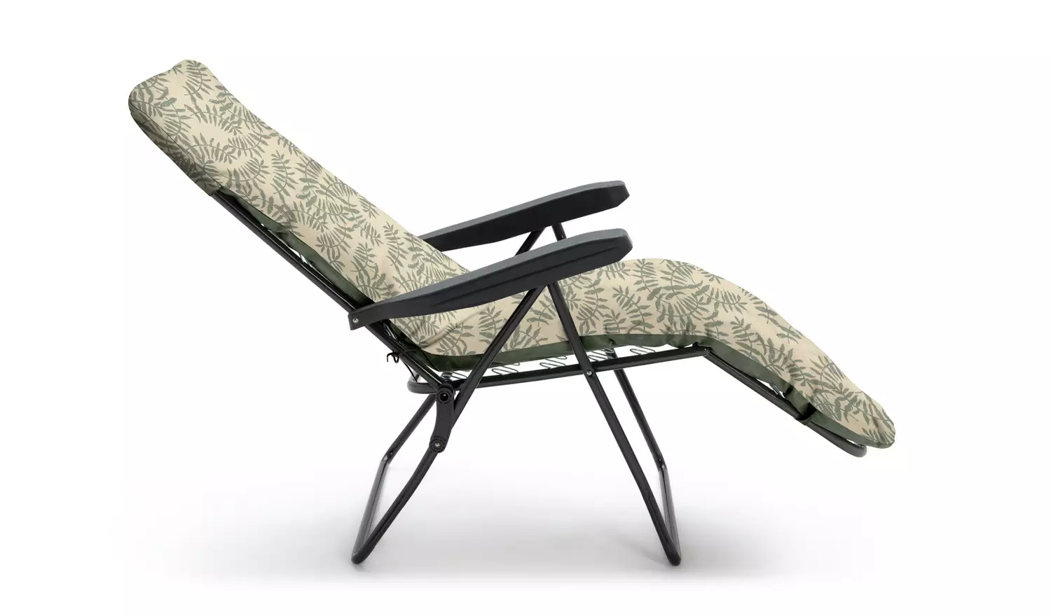 Argos Home Folding Metal Garden Chair - Green