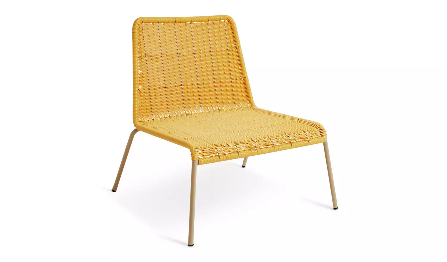 Habitat Sona Rattan Effect Garden Chair - Yellow