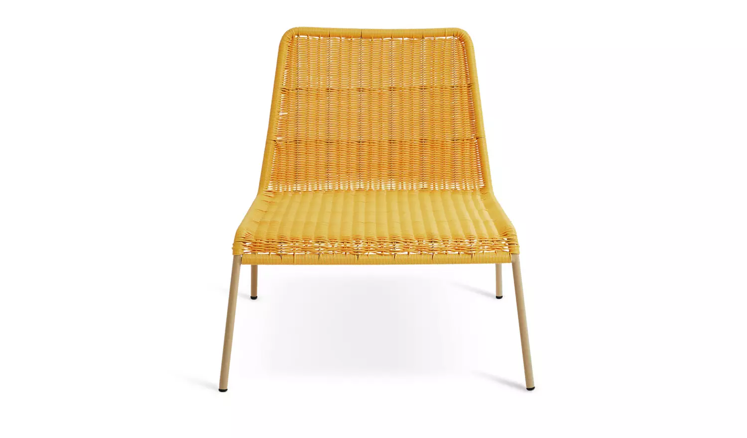 Habitat Sona Rattan Effect Garden Chair - Yellow