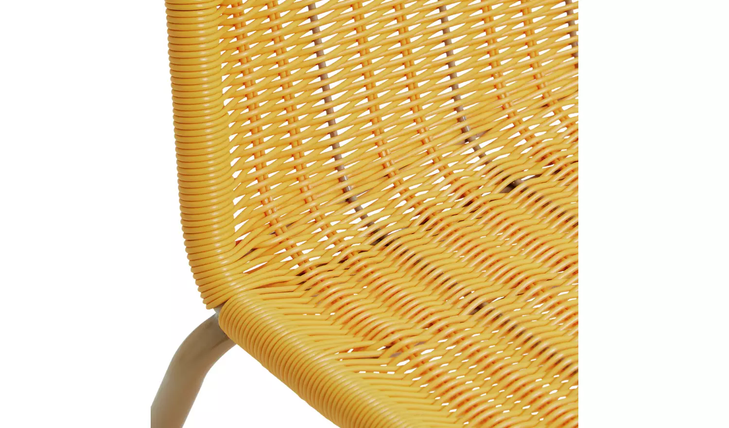 Habitat Sona Rattan Effect Garden Chair - Yellow