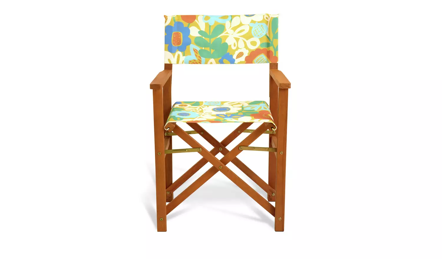 Habitat x Scion Folding Wooden Garden Director Chair-Kukkia