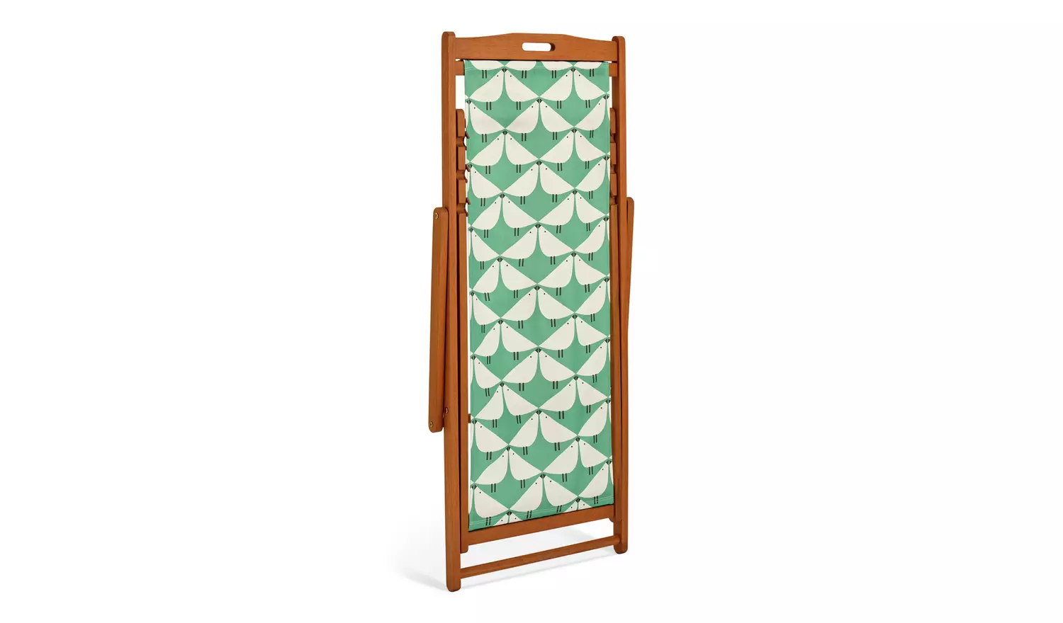 Habitat x Scion Folding Wooden Garden Deck Chair - Lintu