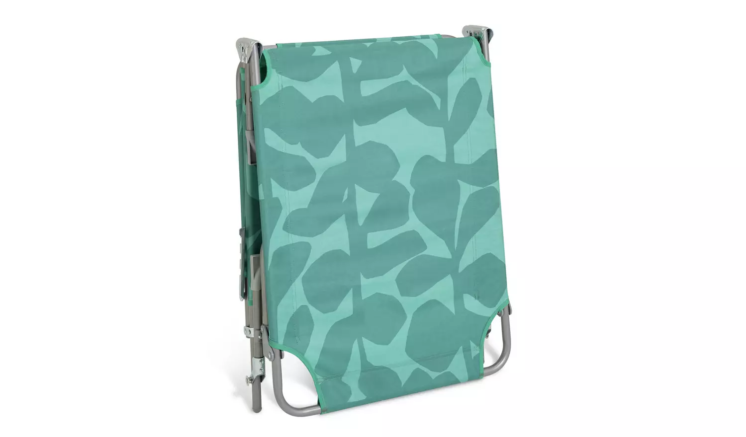 Habitat Folding Metal Sun Lounger - Green