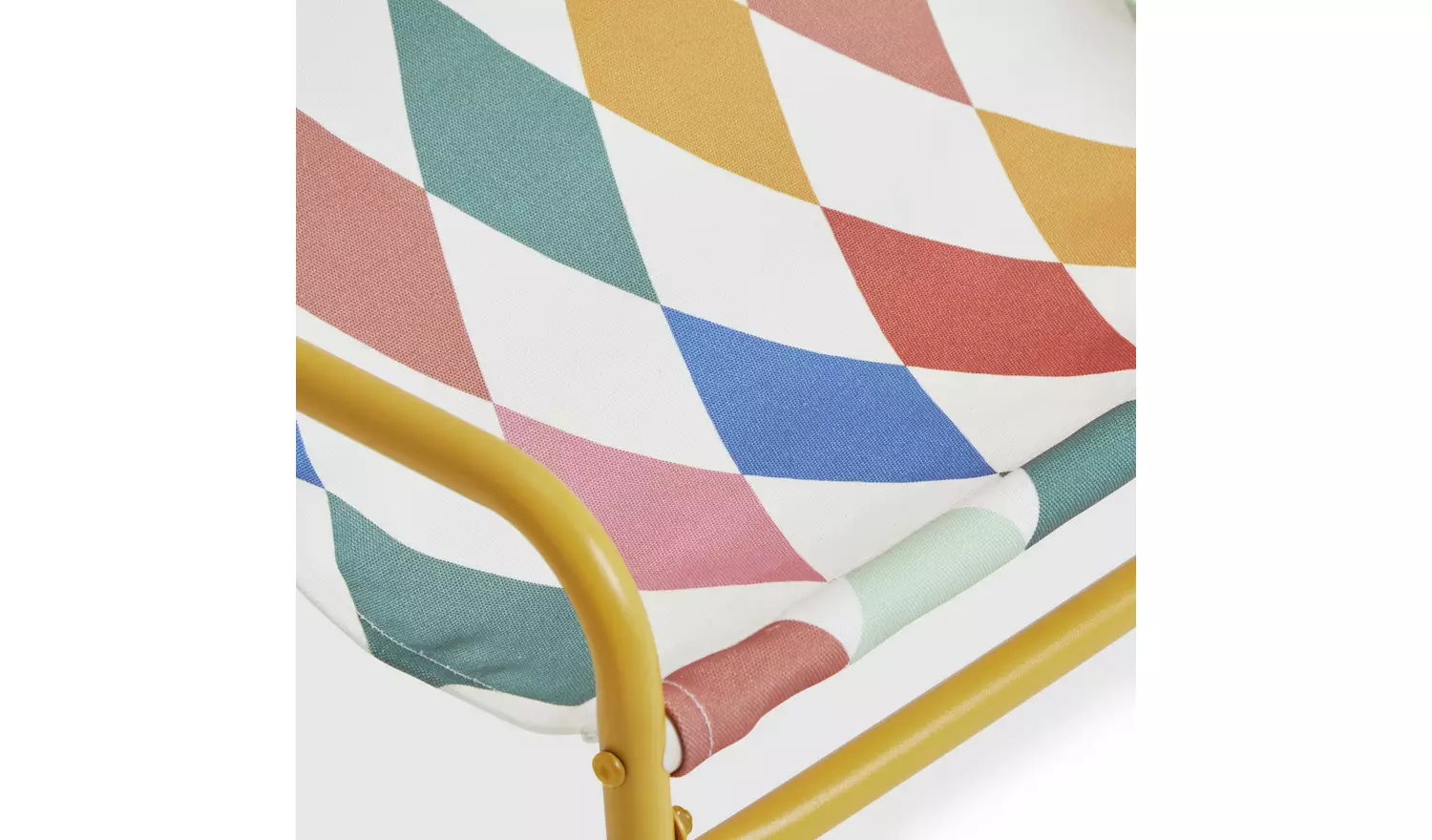 Habitat Teka Metal Kids Garden Chair - Harlequin