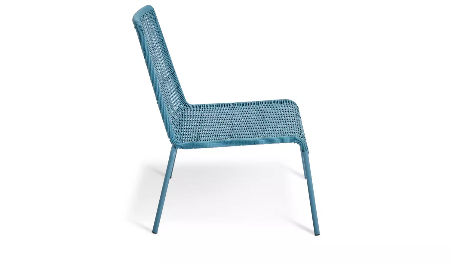 Habitat Sona Rattan Effect Garden Chair - Blue