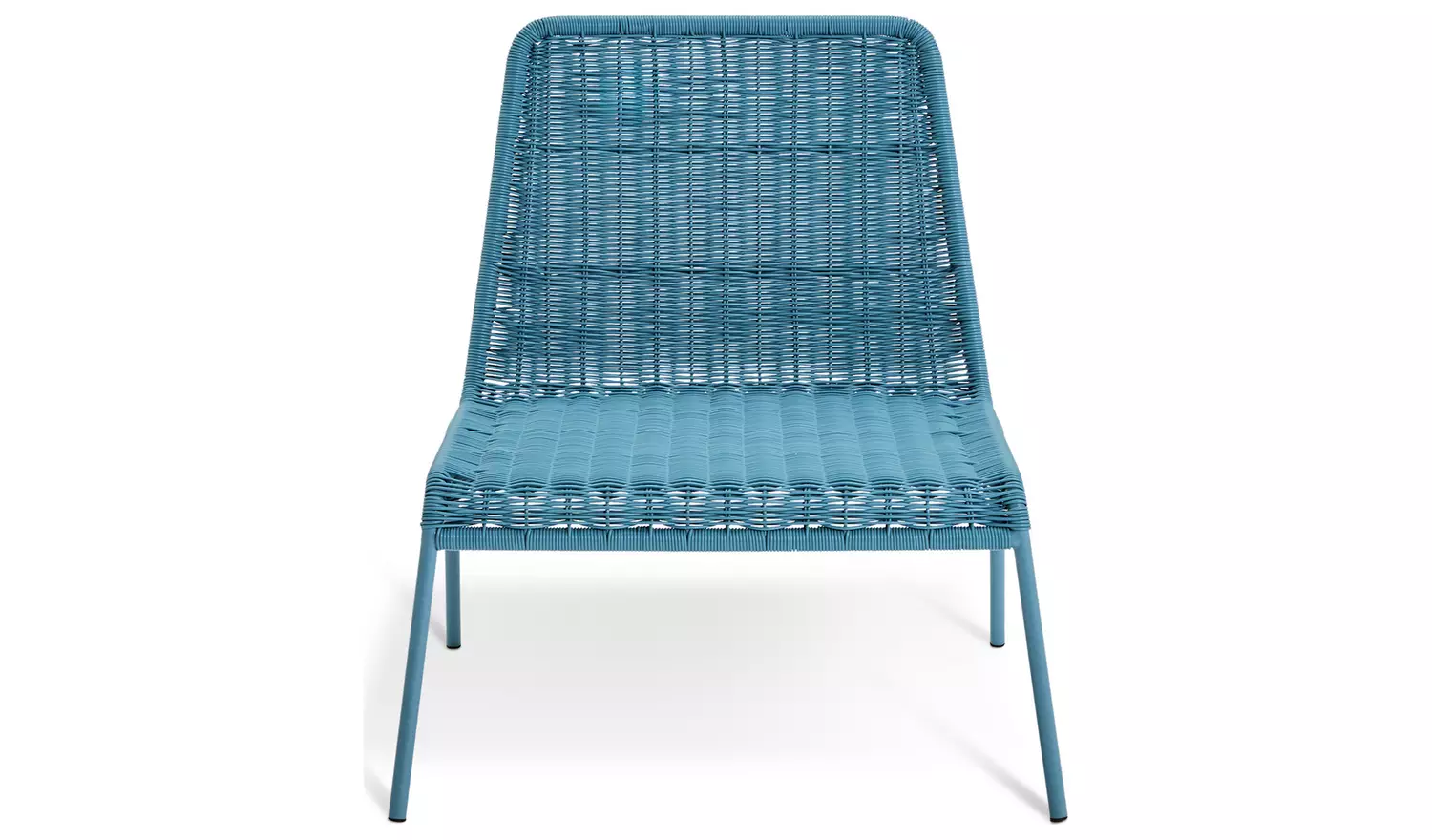 Habitat Sona Rattan Effect Garden Chair - Blue