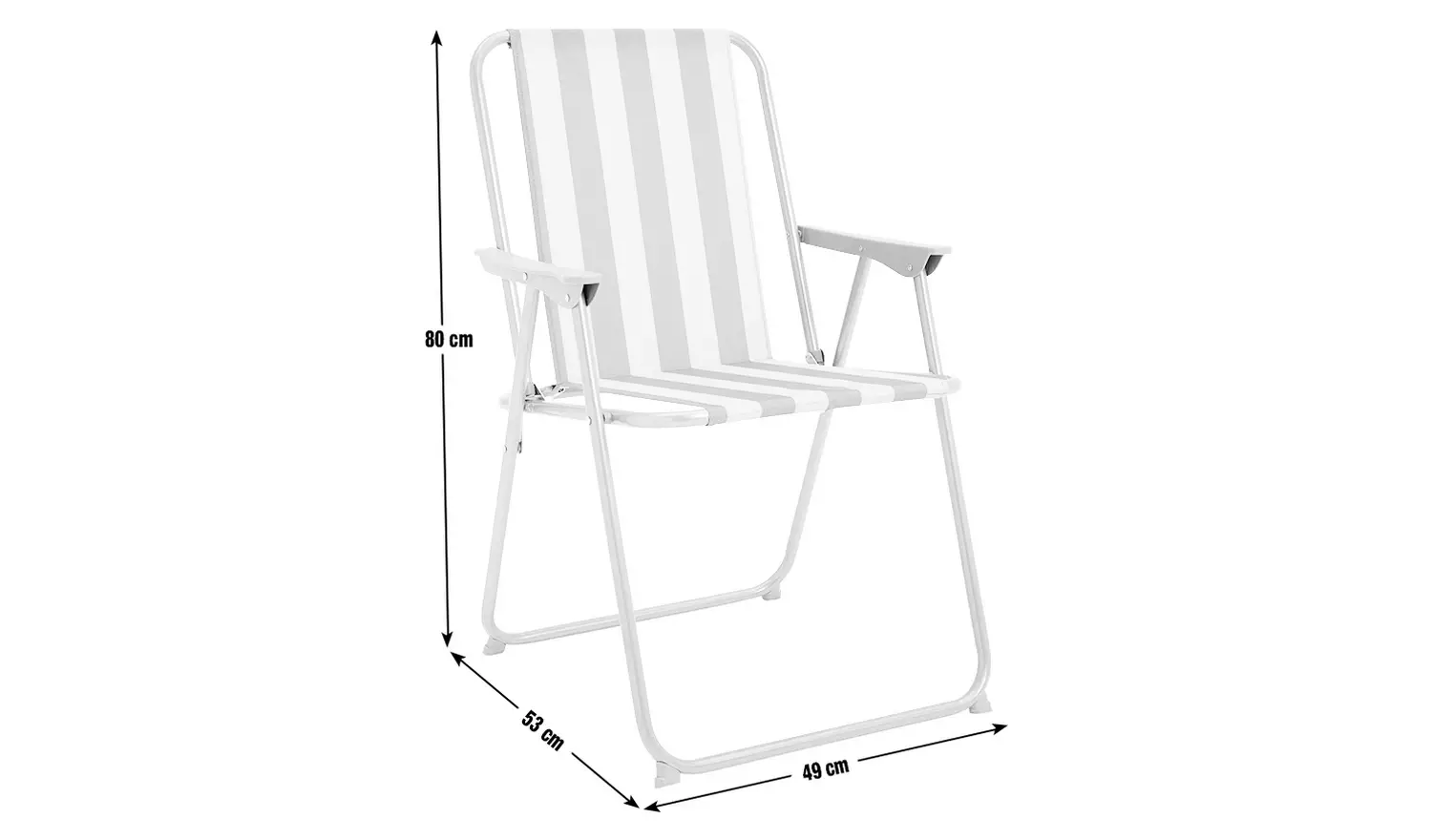 Habitat Folding Metal Garden Chair- Pink & Red