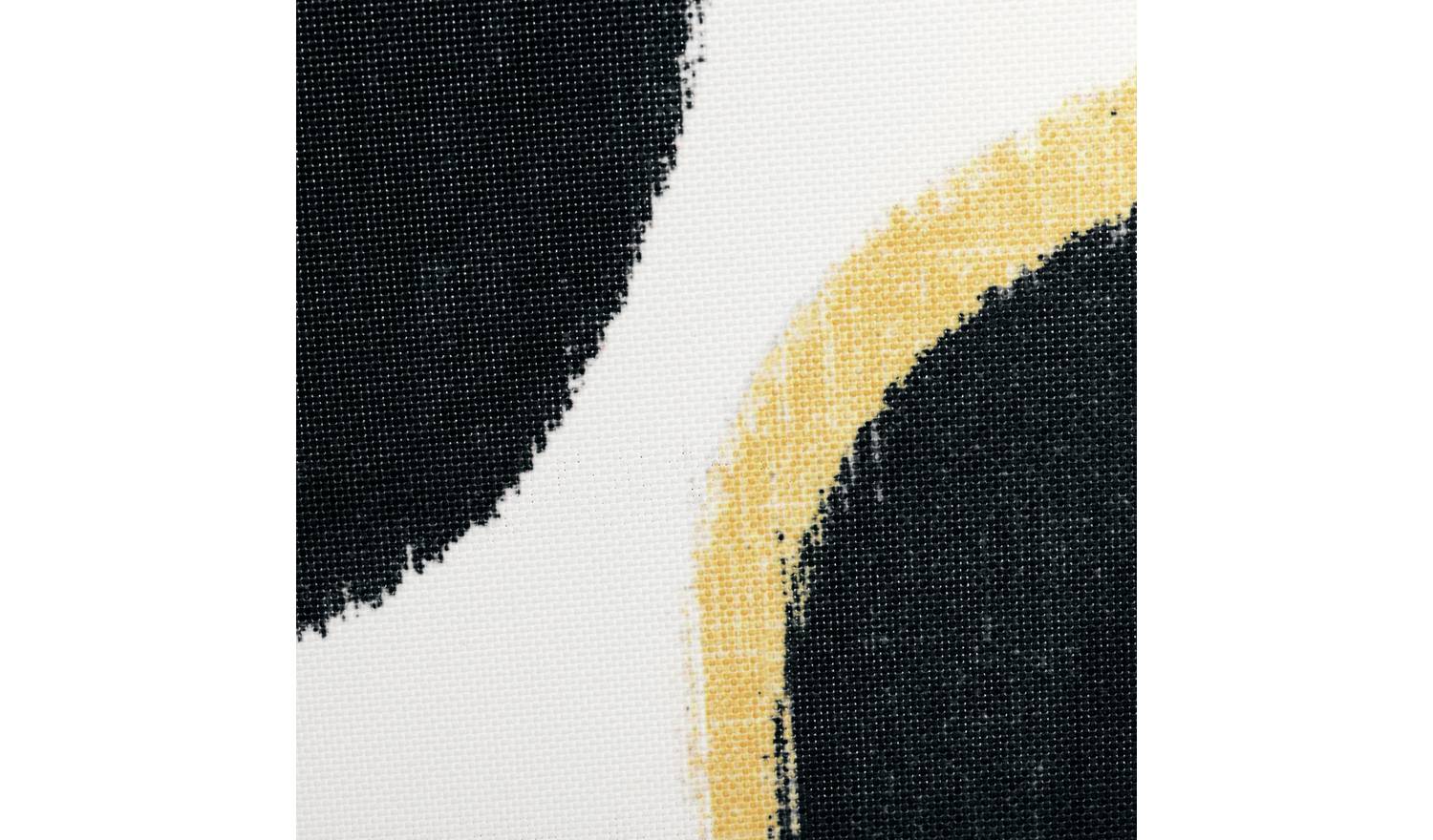 Habitat Folding Wooden Garden Deck Chair - Black & White