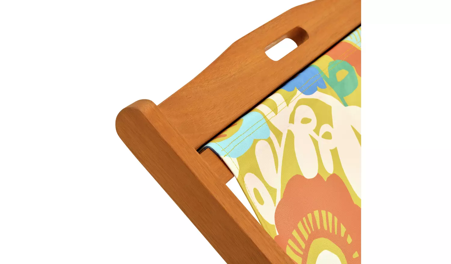 Habitat x Scion Folding Wooden Garden Deck Chair - Kukkia