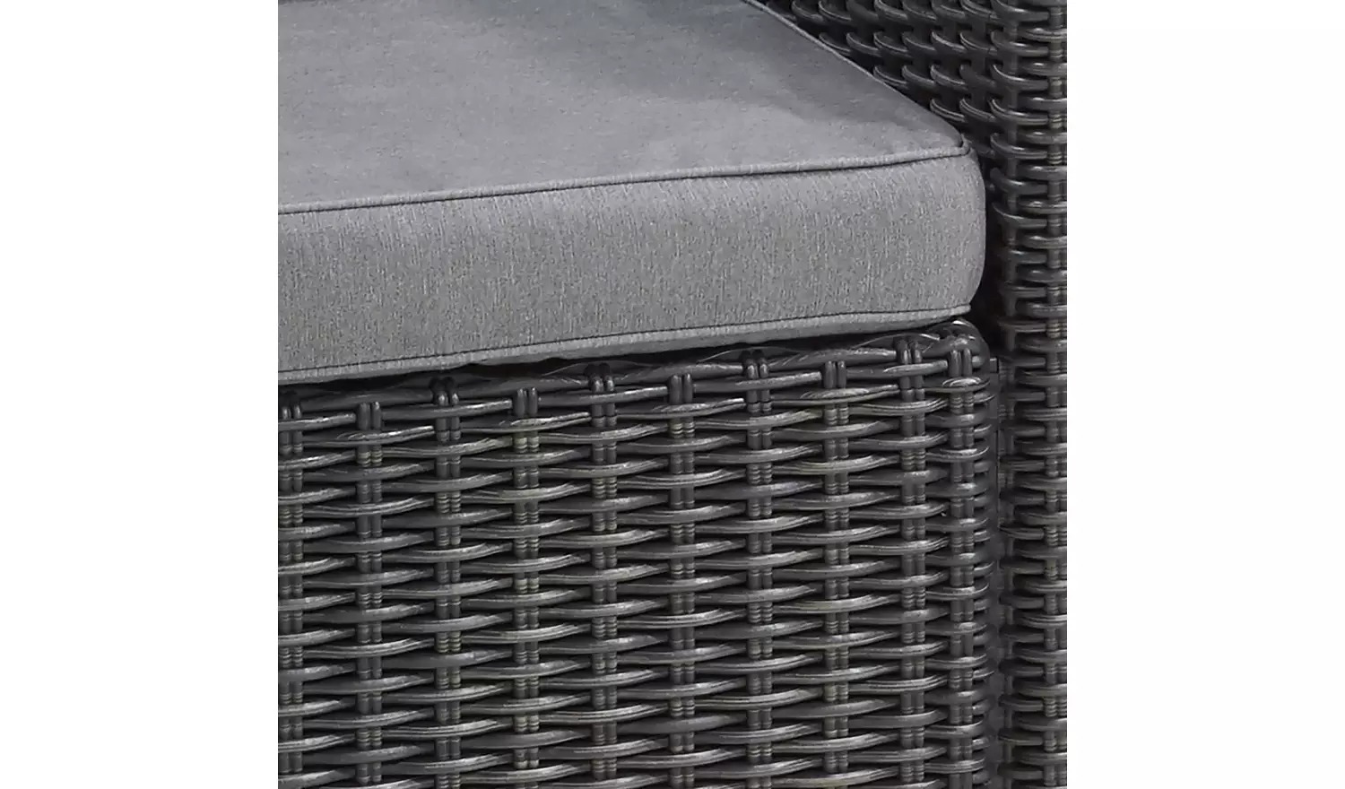 Keter California Set of 2 Rattan Effect Sun Loungers - Grey